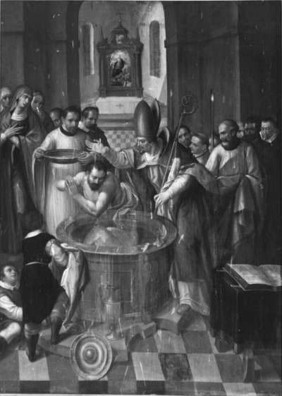 Taufe des hl. Augustinus durch den hl. Ambrosius