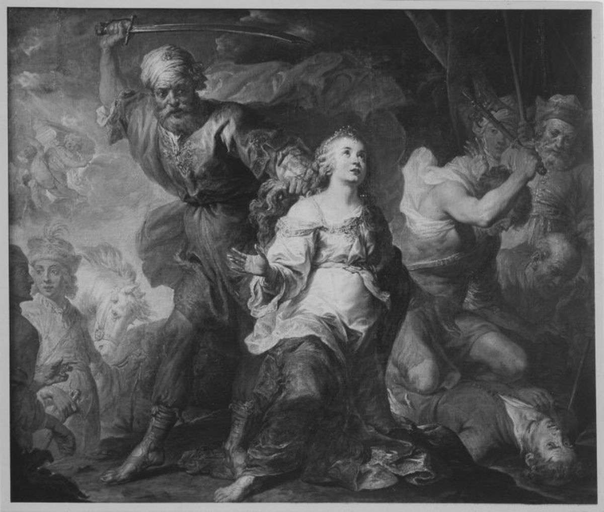 Martyrium des hl. Dymphna und des hl. Gerbert