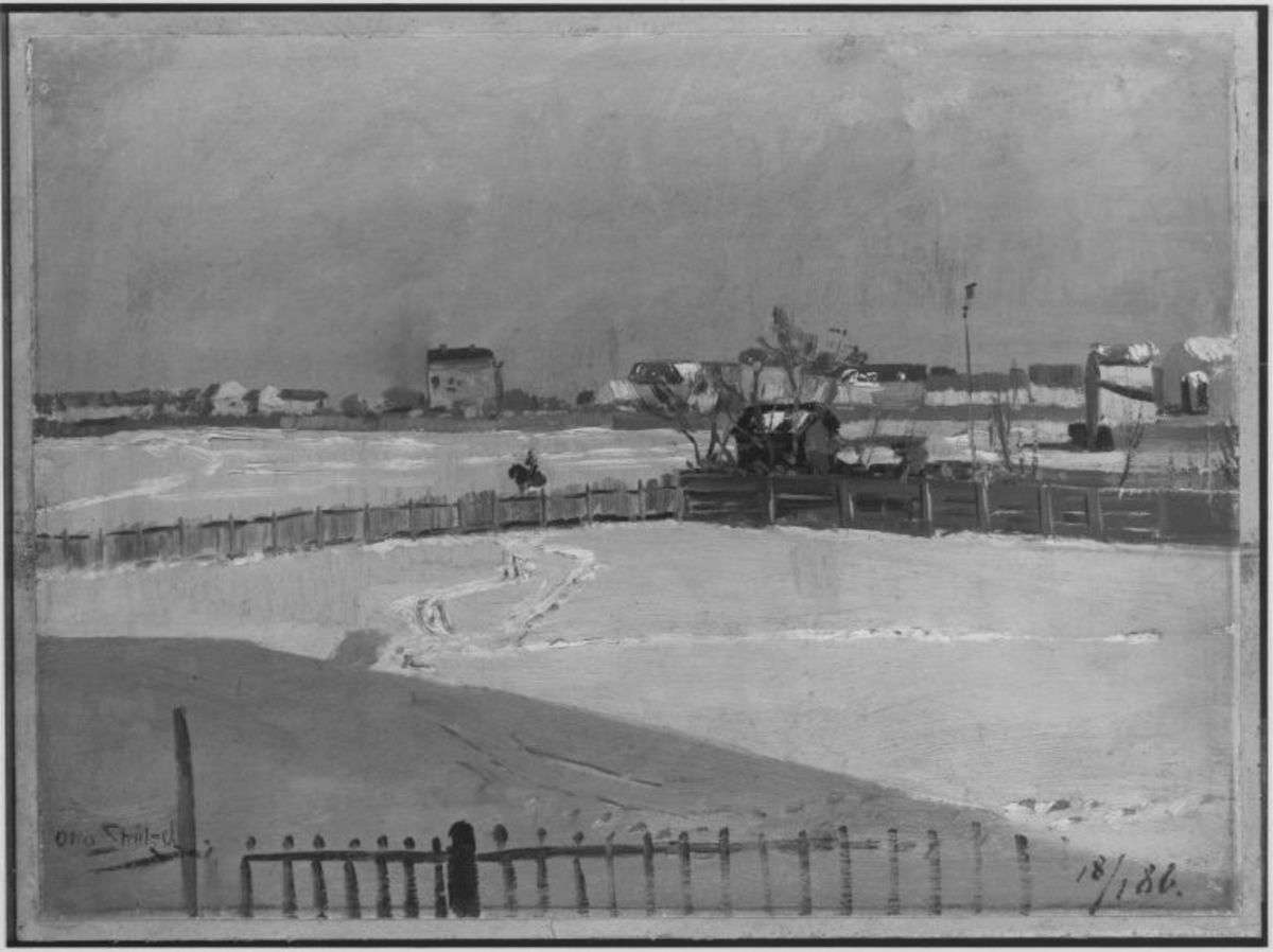 Winter in der Vorstadt