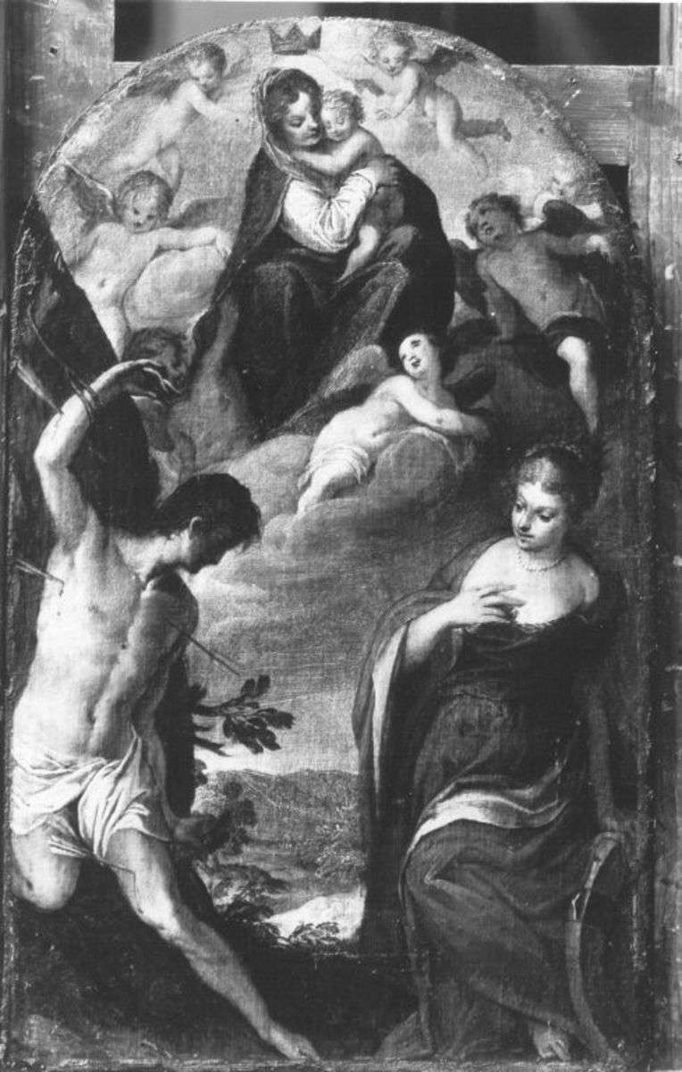 Maria mit Kind und den hll. Sebastian und Katharina