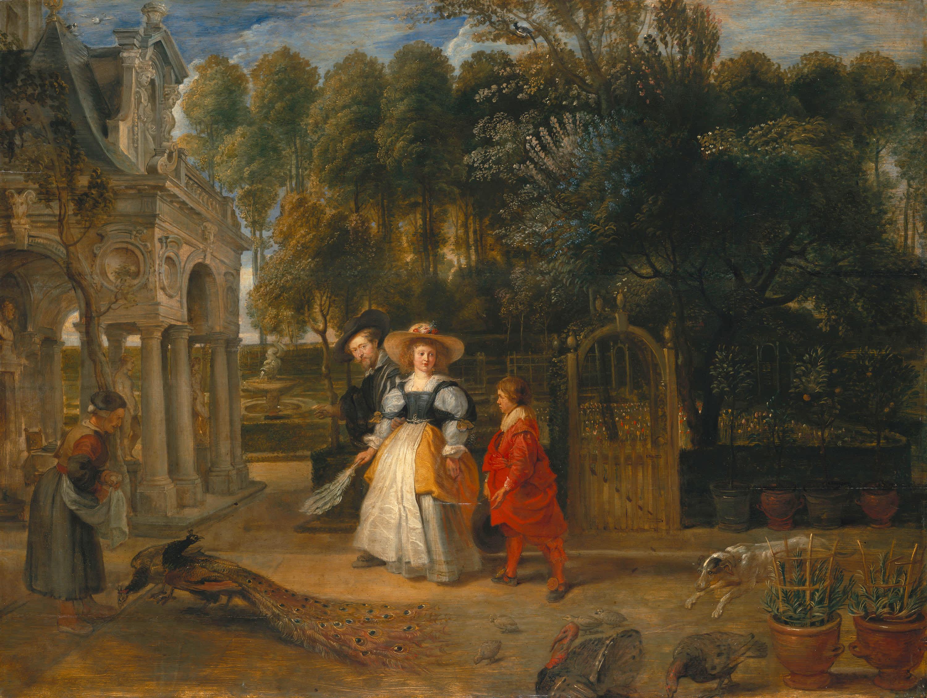 Rubens und seine zweite Frau im Garten