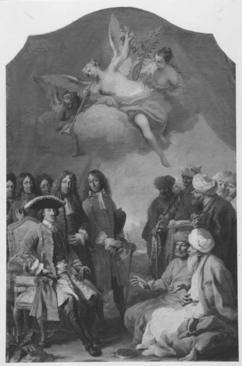 Kurfürst Max Emanuel empfängt eine türkische Gesandtschaft