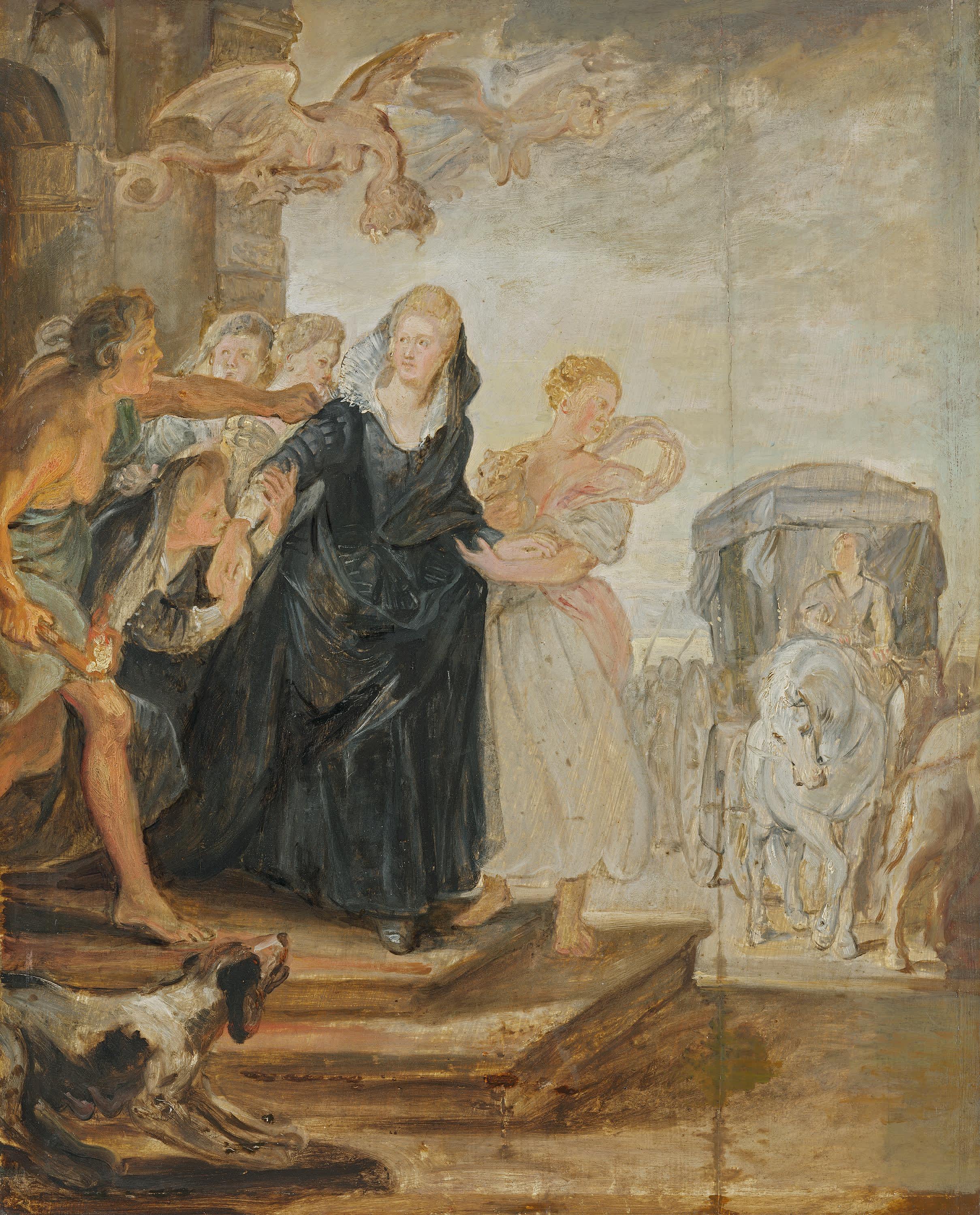 Der Weggang aus Paris (Skizze zum Medici-Zyklus)