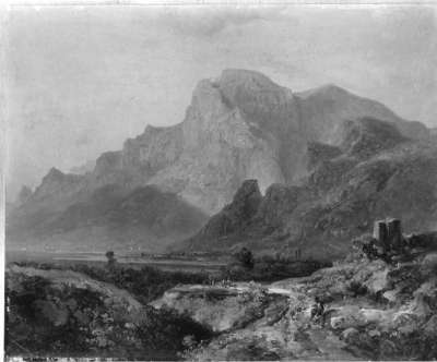 Gebirge von Montenegro in der Abendsonne