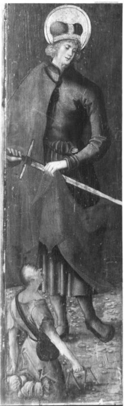 Der hl. Martin
Rückseite: Hl. Stephanus(?)