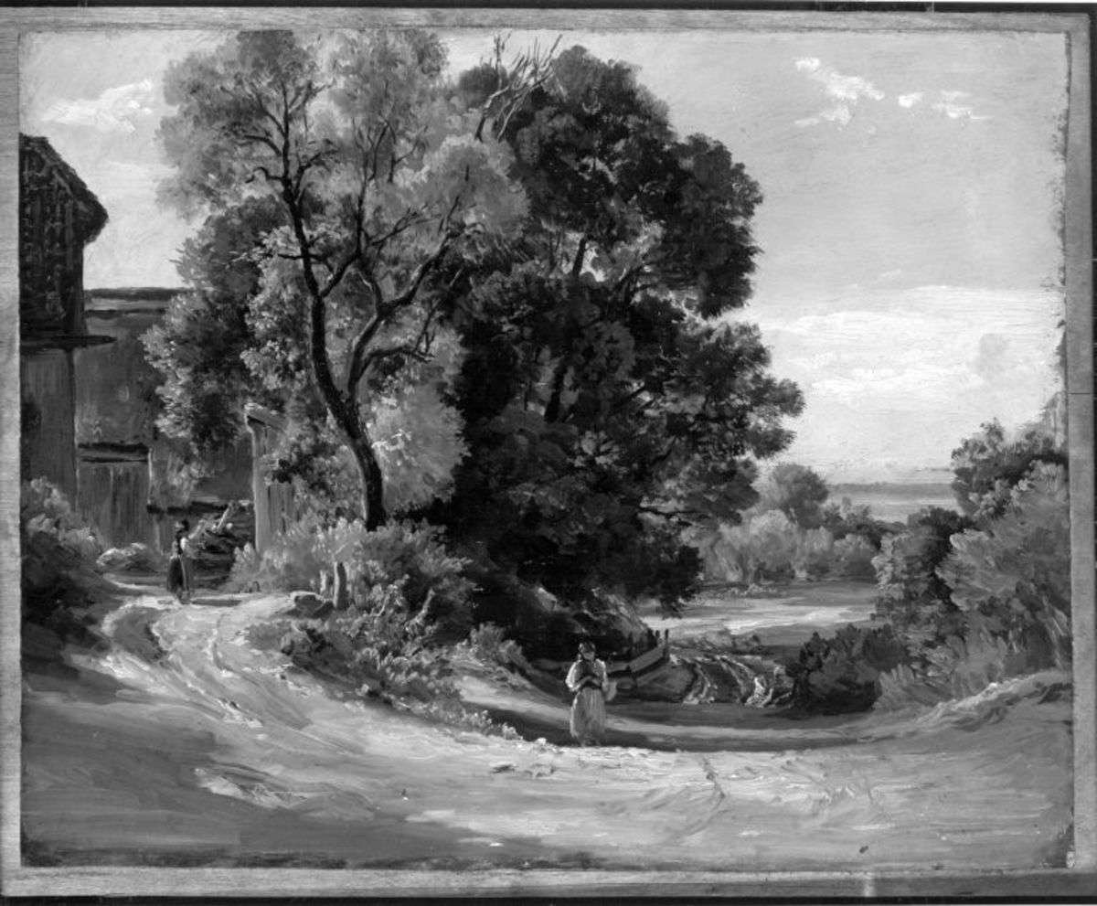 Gehöft unter Bäumen: Dachau-Etzenhausen