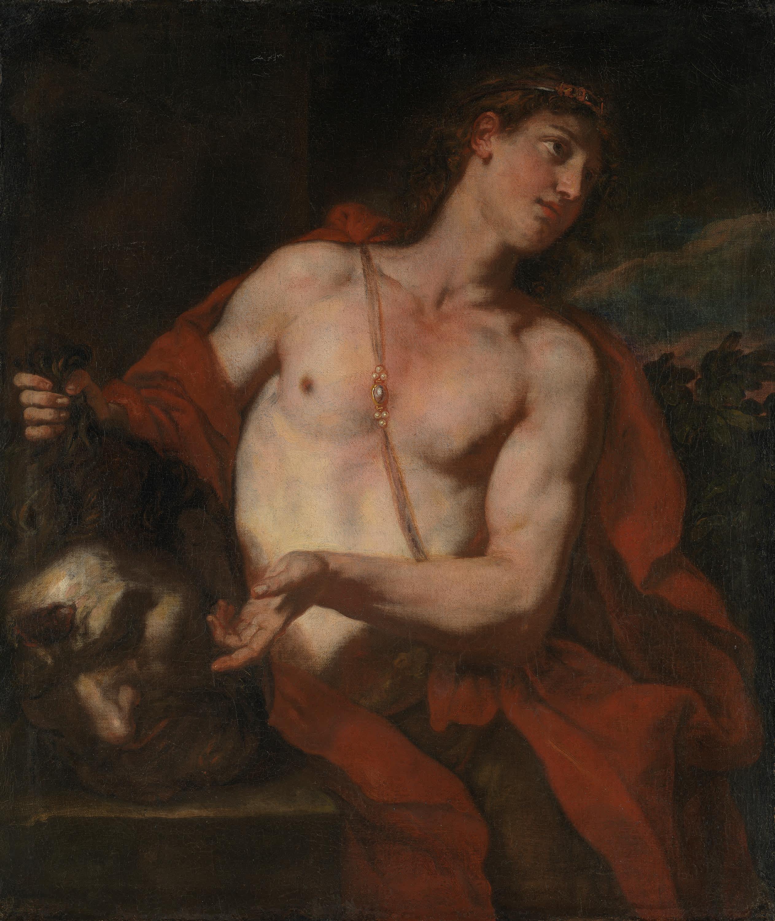 David mit dem Haupt Goliaths