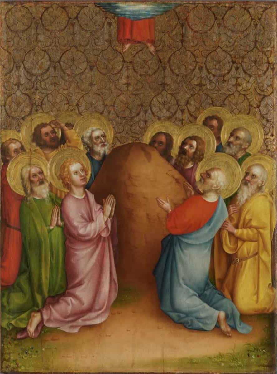 Heisterbacher Altar: Himmelfahrt Christi