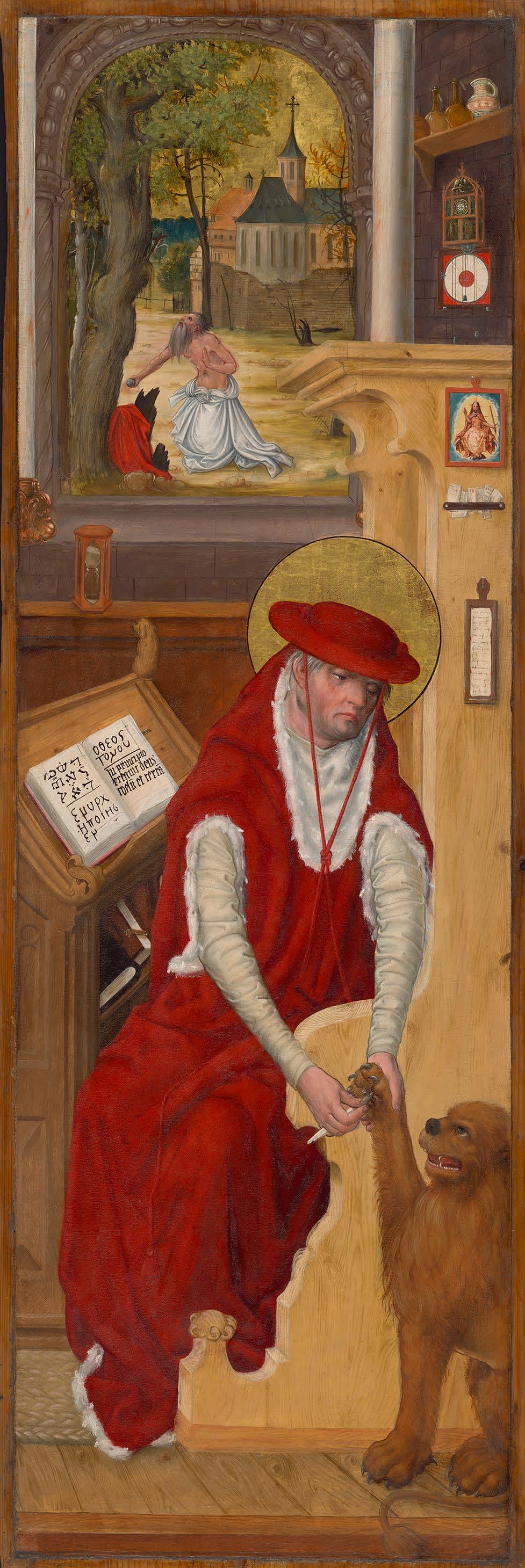 "Aschaffenburger Triptychon": Der hl. Hieronymus