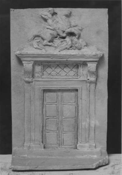 Modell für das Hauptportal des Anbaus an das Armeemuseum in München