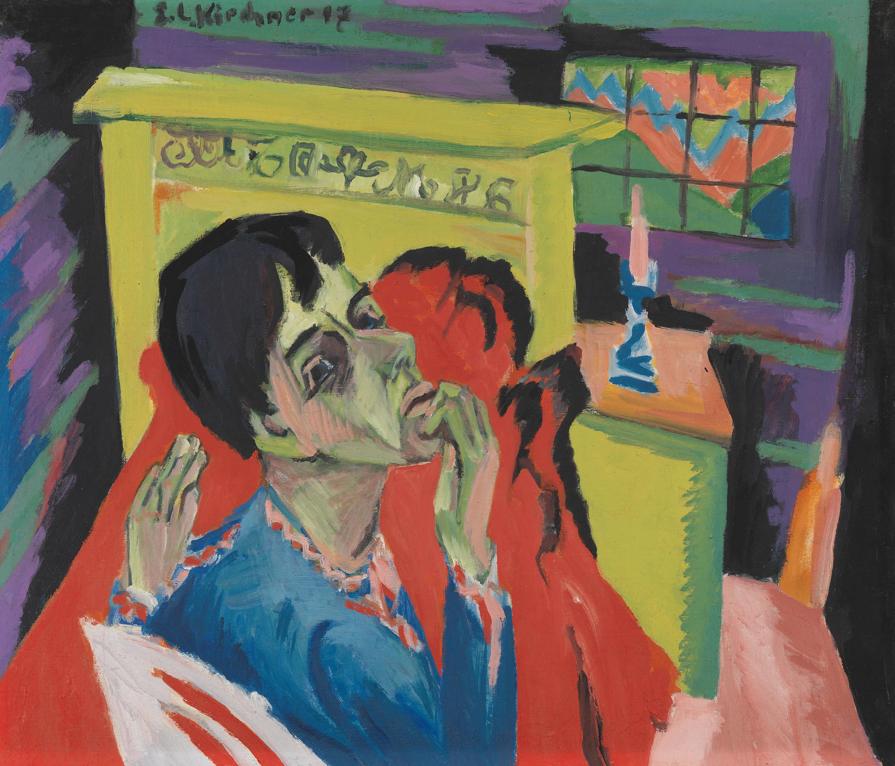 Selbstbildnis als Kranker (Der Kranke)