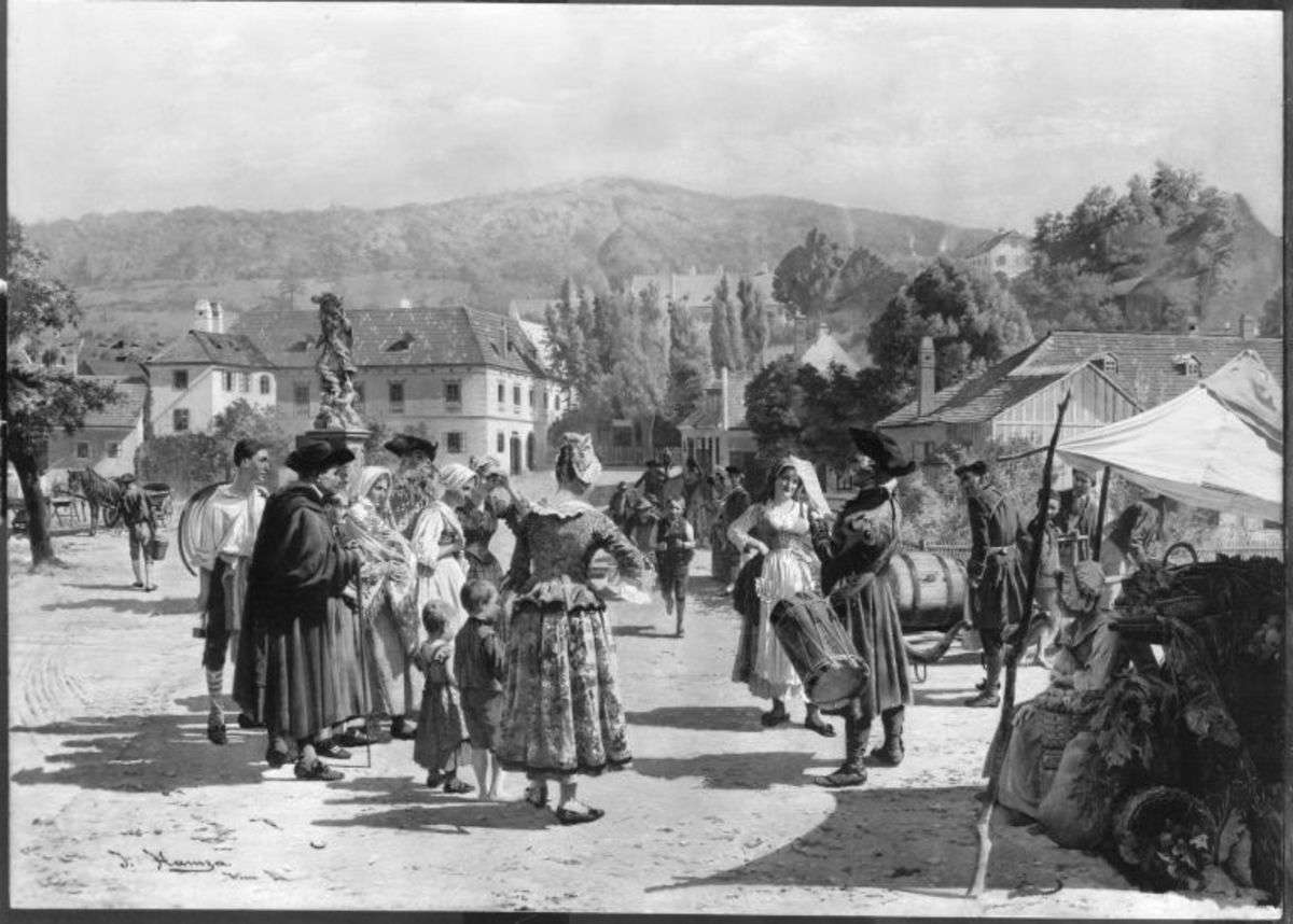 Der k. u. k. Ausrufer in Lundenburg