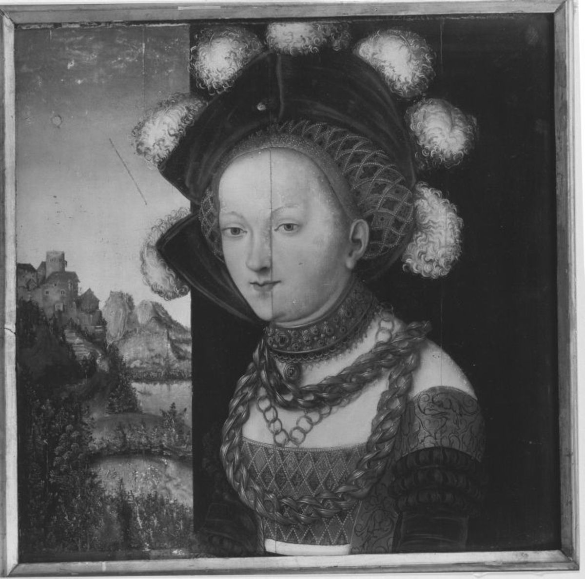 Bildnis einer fürstlich gekleideten jungen Dame (Salome-Fragment)