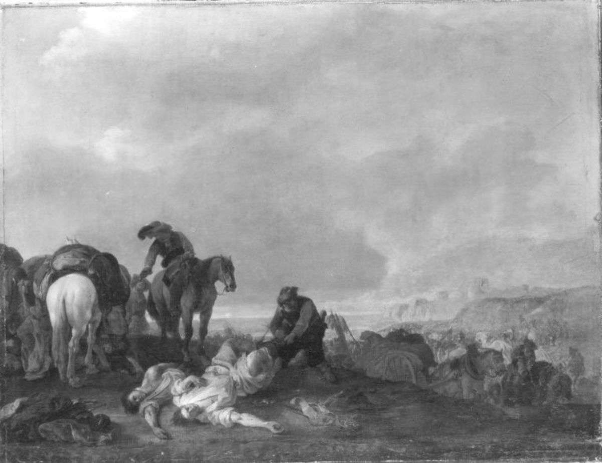 Soldaten auf dem Schlachtfeld