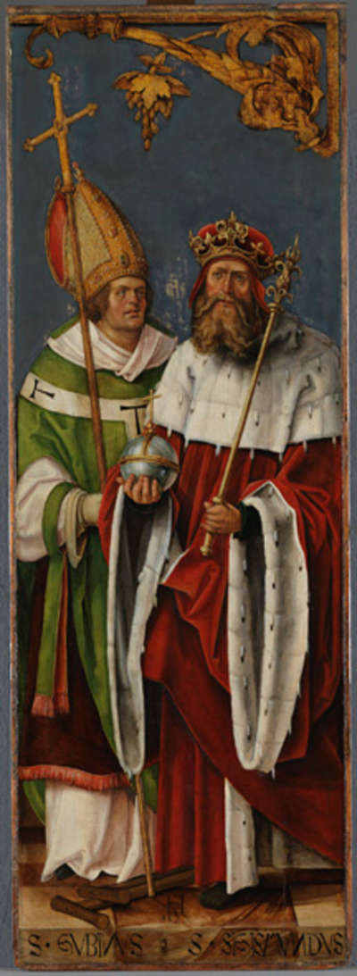 Annenaltar: Die hll. Gubinus und Sigismund
