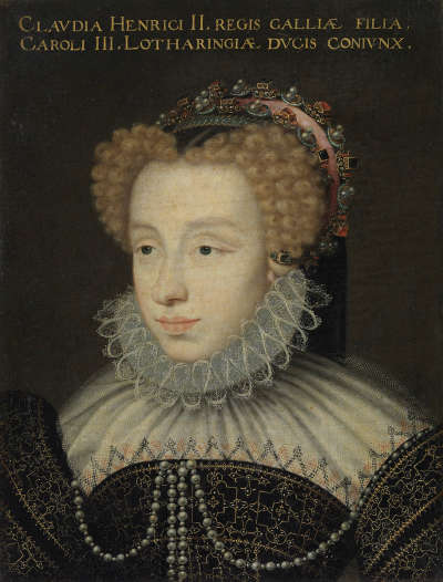 Herzogin Claudia, Tochter Heinrichs II. von Frankreich