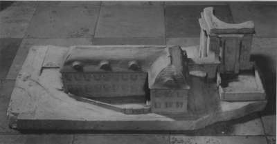 Modell für den Anbau an das Armeemuseum in München