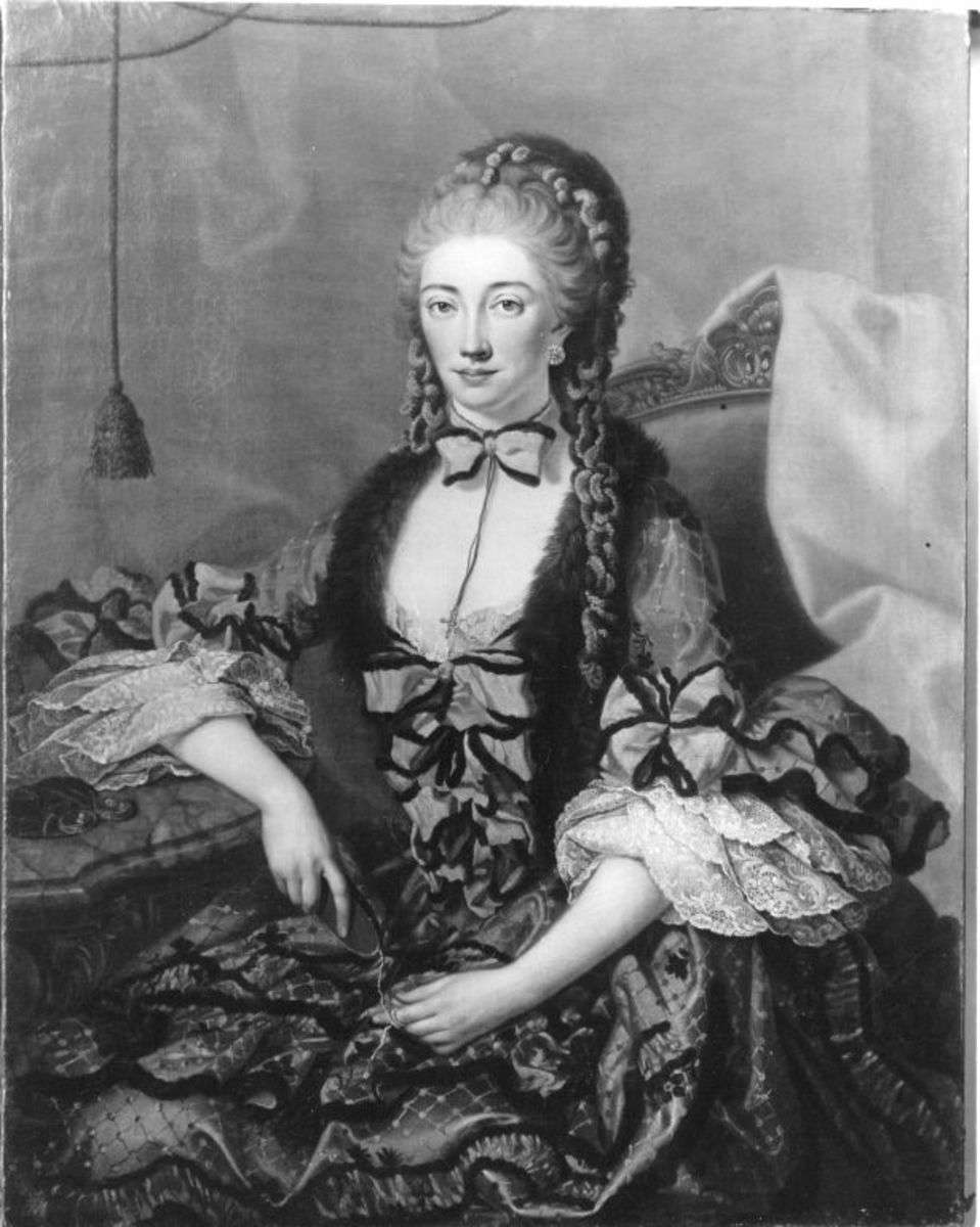 Bildnis einer Dame, wohl Mlle Verneuil