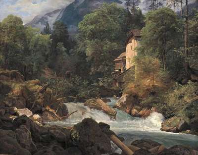 Mühle am Ausfluss des Königssees