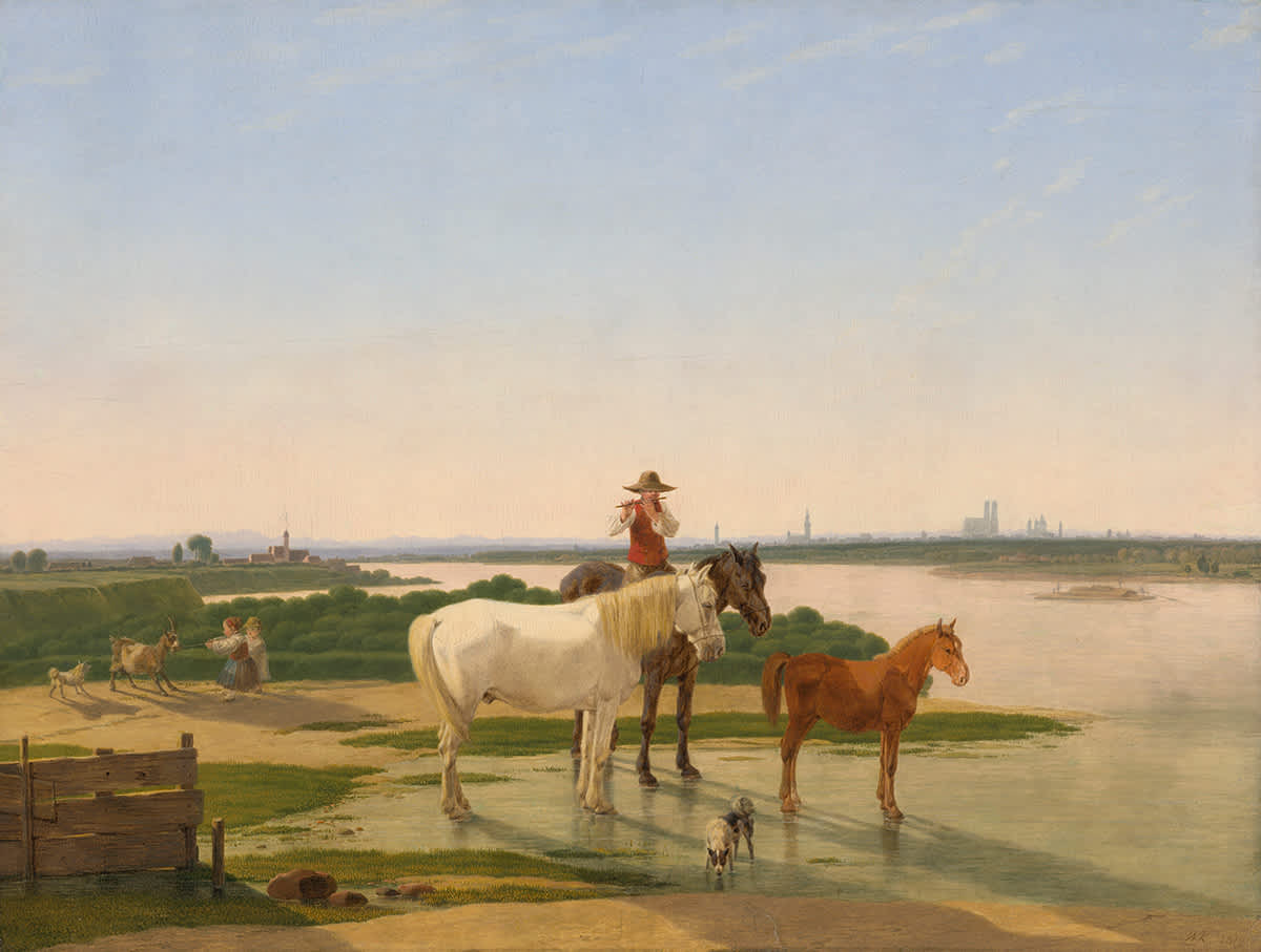 Isarlandschaft bei München