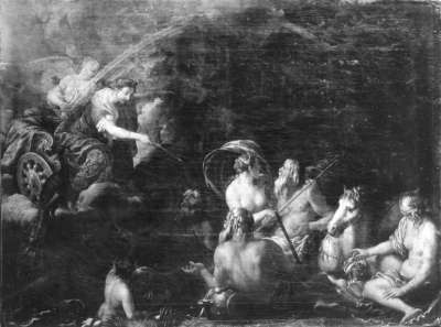 Neptun und Amphitrite auf dem Hippokampenwagen