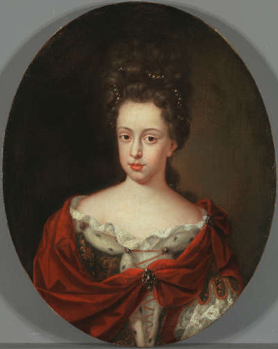 Bildnis der Leopoldine Eleonore, Tochter des Kurfürsten Philipp Wilhelm von der Pfalz