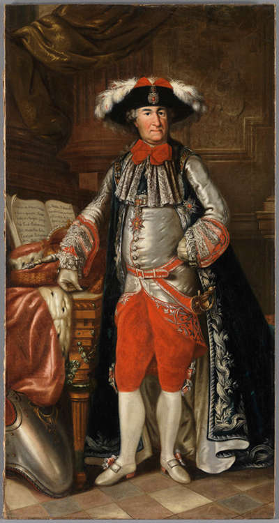 Bildnis des Kurfürsten Carl Theodor von Bayern als Großmeister des St. Georg-Ritterordens (1724-1799)