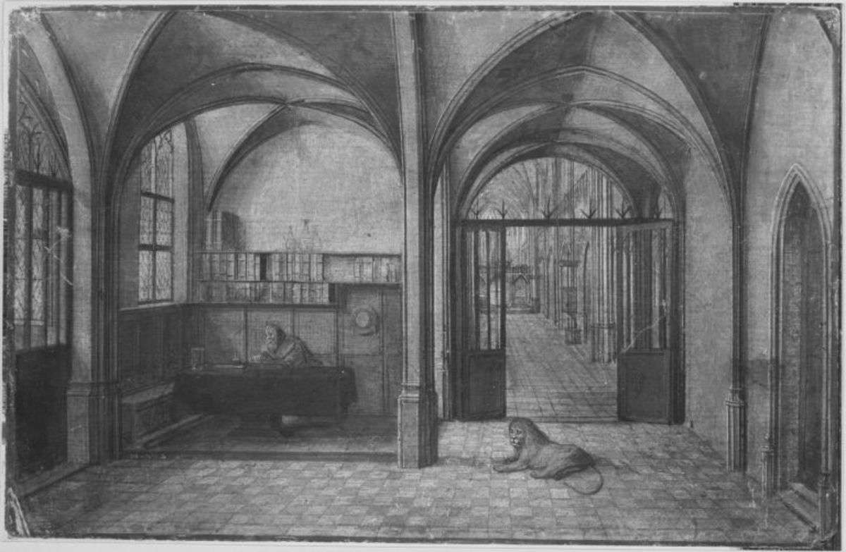 Hl. Hieronymus im Gehäus