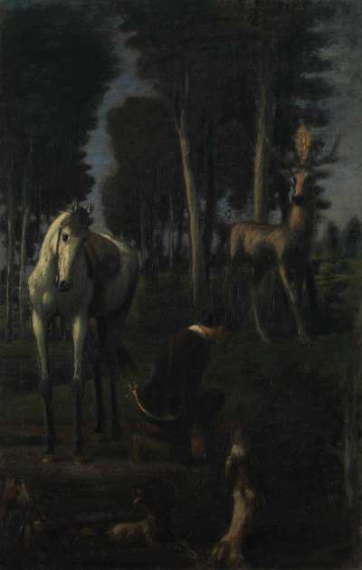 Die drei Reiter II: Hl. Hubertus