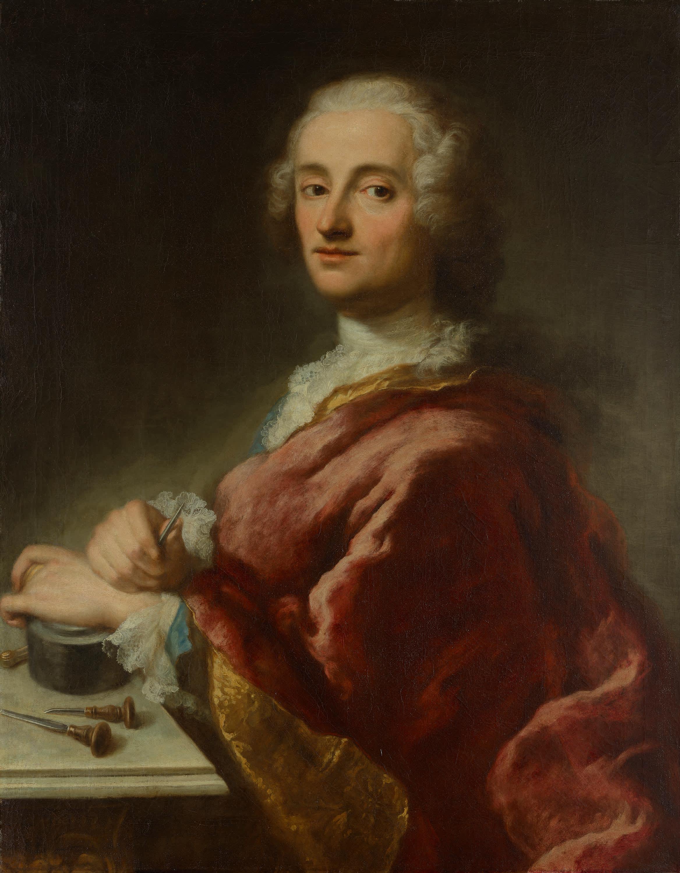 Bildnis des kurbayerischen Hofmedailleurs Franz Andreas Schega