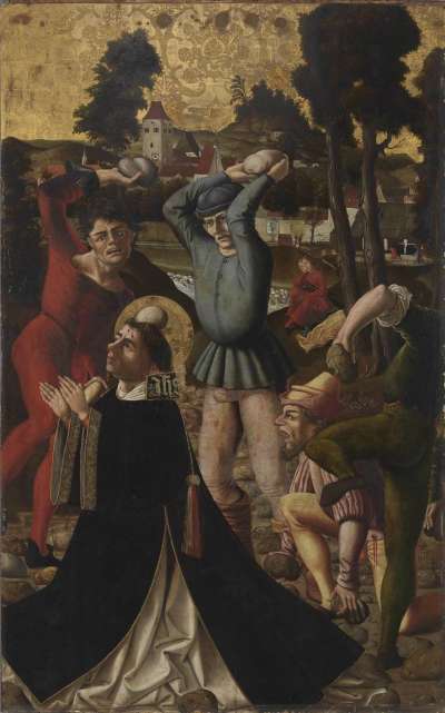 Jakobus-Stephanus-Altar: Steinigung des hl. Stephanus