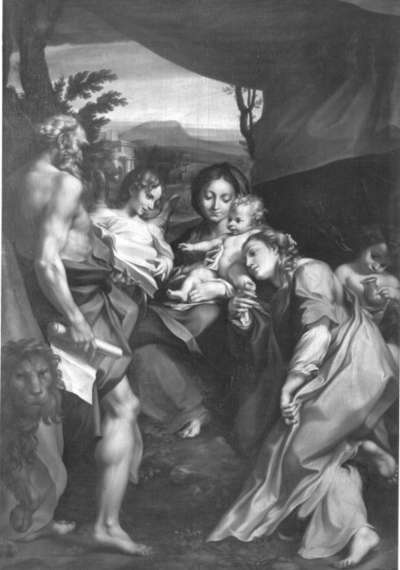 Madonna mit dem hl. Hieronymus (nach Correggio)