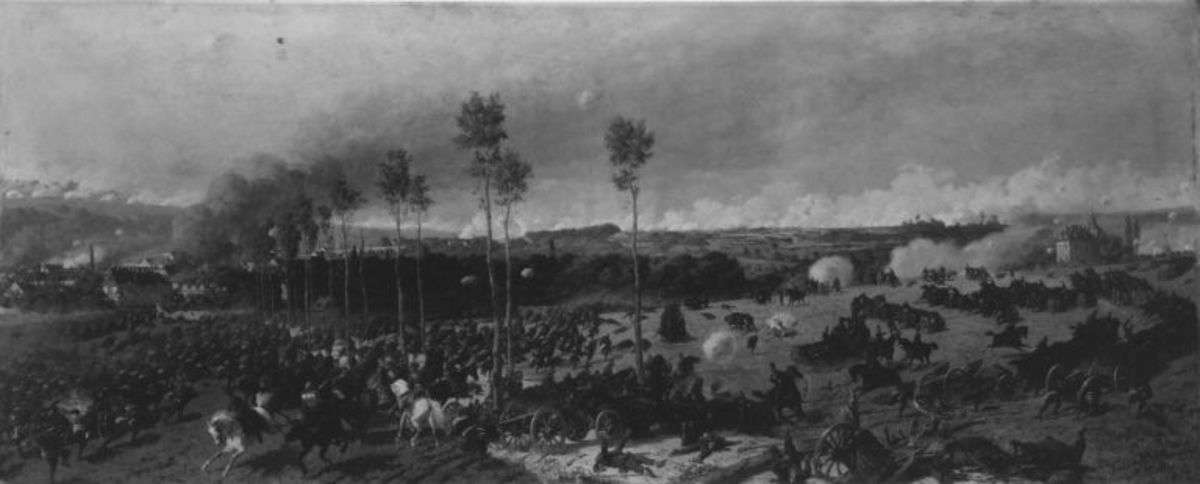 In der Schlacht bei Sedan am 1. September 1870