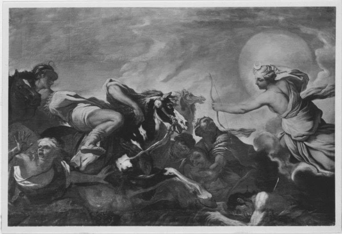 Diana tötet die Kinder der Niobe