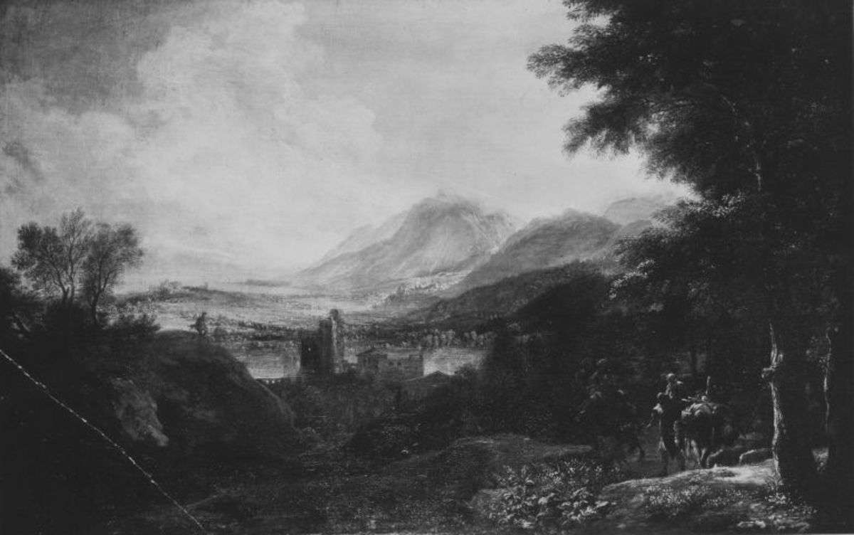 Ideallandschaft mit biblischer Staffage