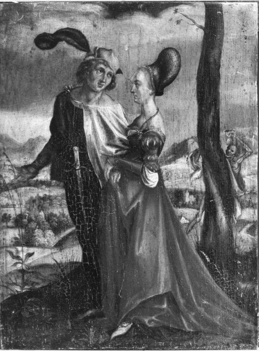 Der Spaziergang (nach Dürers Kupferstich B. 94)