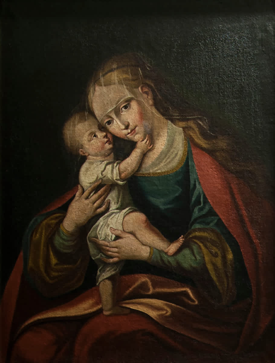 Madonna mit Kind (Kopie nach Gnadenbild von Lucas Cranach d. Ä.)