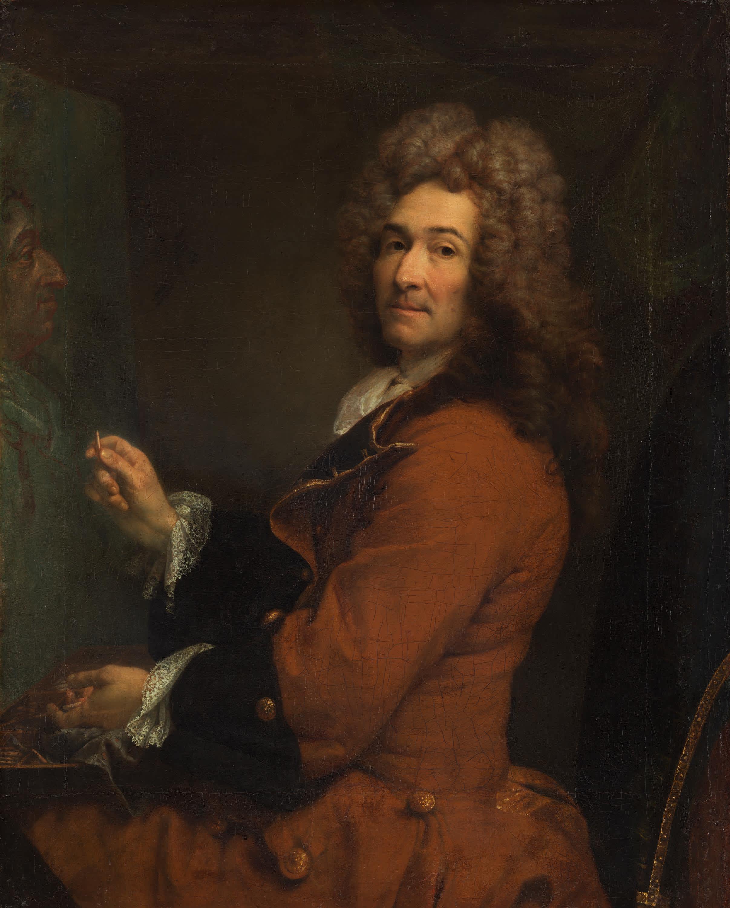 Selbstbildnis an der Staffelei