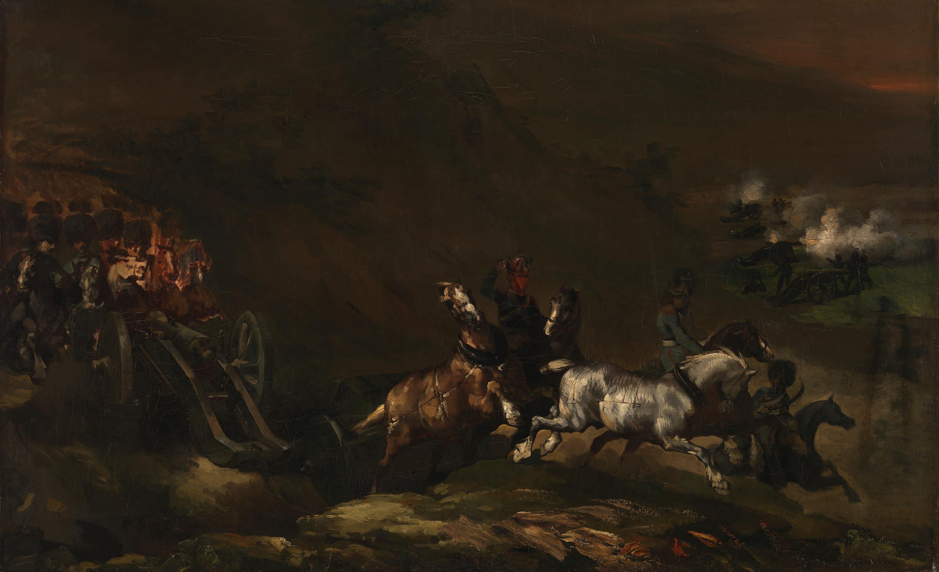 Auffahrende Artillerie