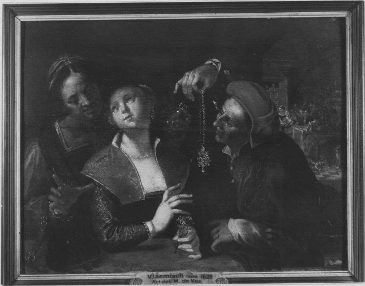 Alter Mann und junge Frau