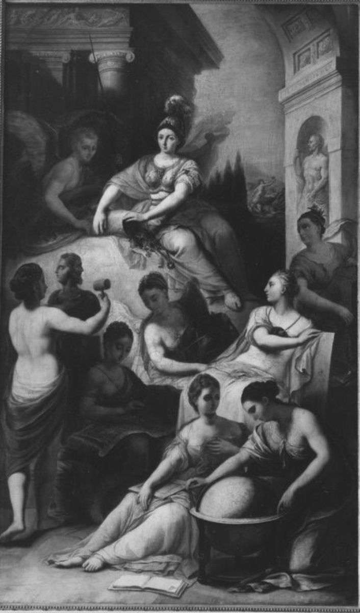 Pallas Athena mit den Sieben Freien Künsten