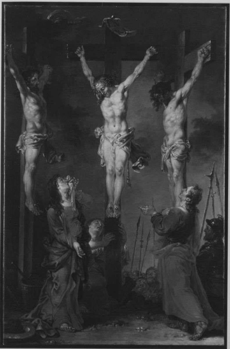 Christus stirbt am Kreuz