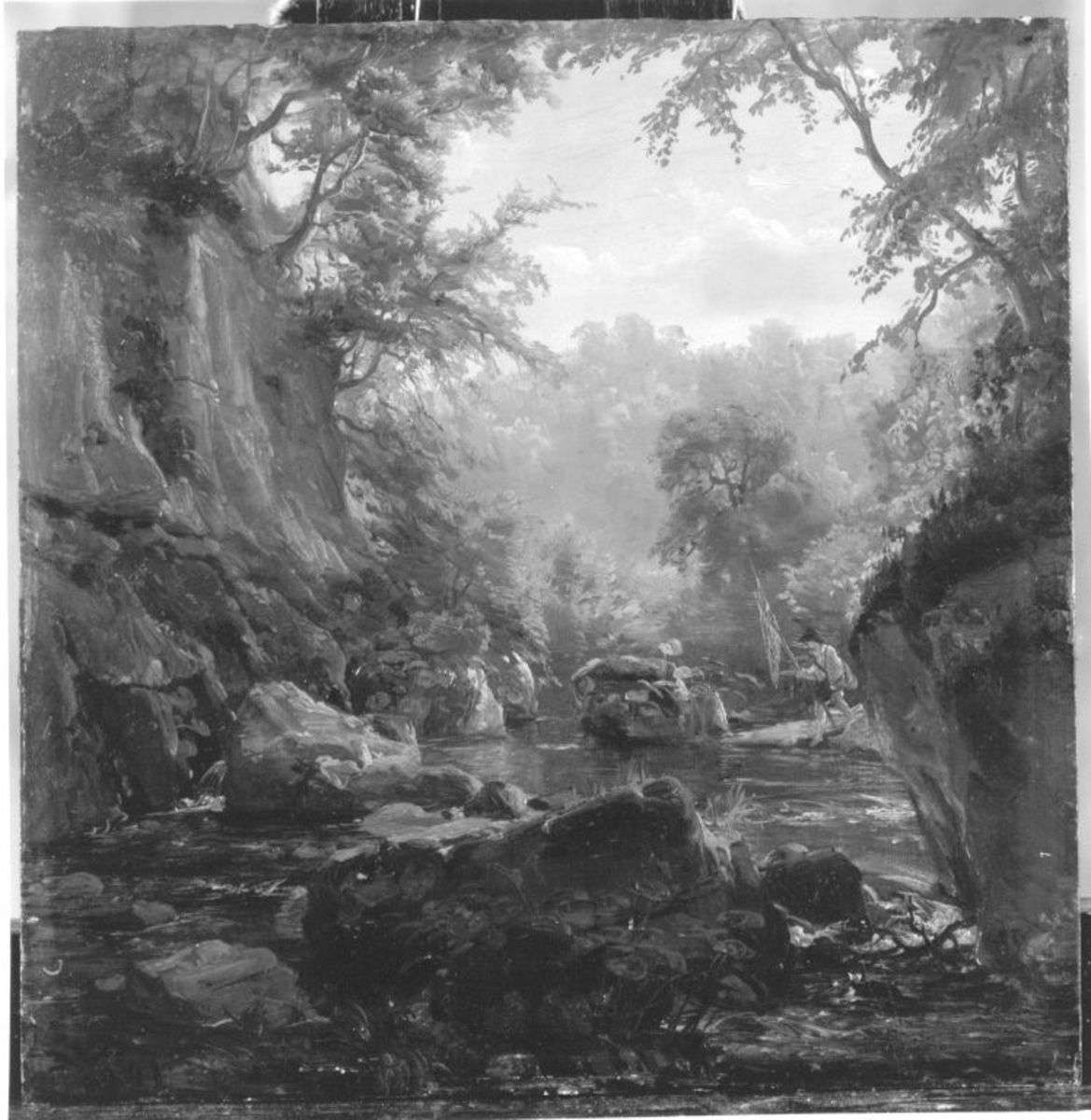 Bachbett zwischen Felsen