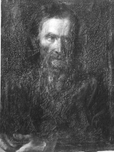 Studienkopf eines alten Mannes