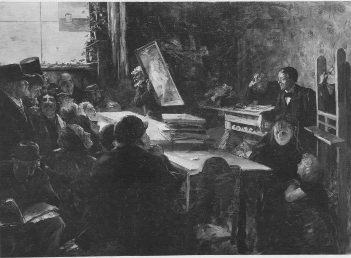 Versteigerung im Atelier