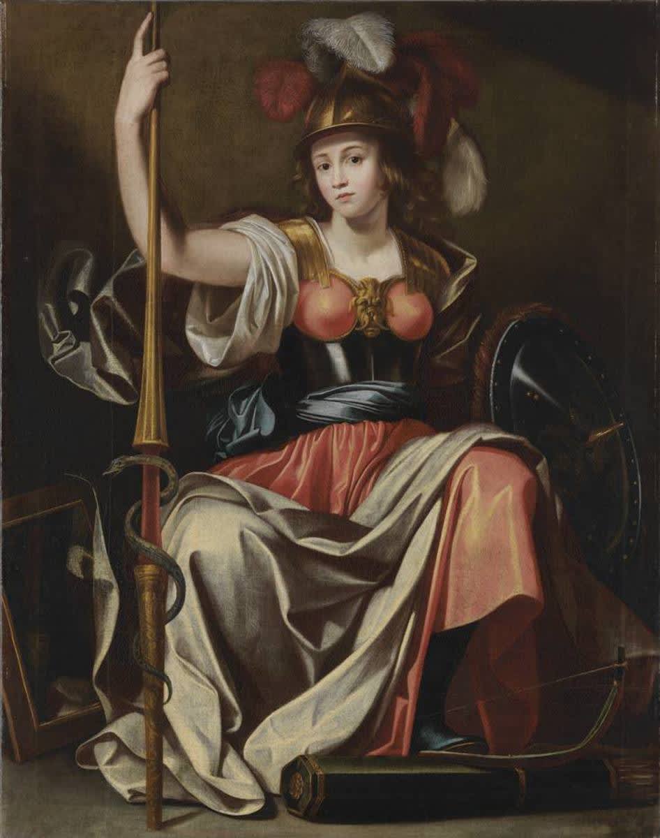 Allegorische Figur des Krieges (Pallas)