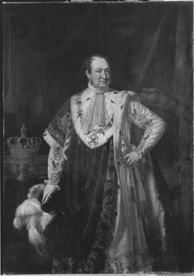 König Max I. Joseph von Bayern im Krönungsornat (nach Stieler und Kellerhoven)