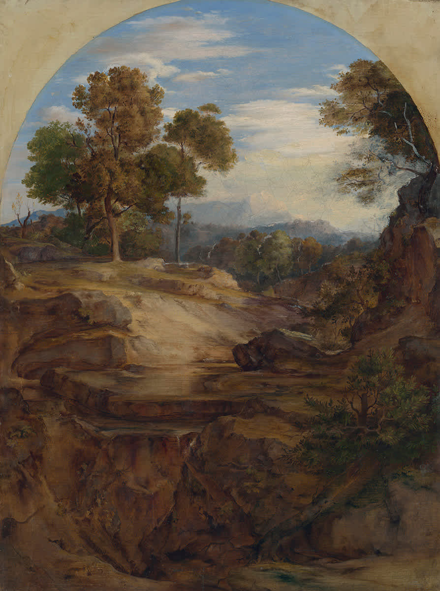 Landschaft zu "Elias in der Einöde"
