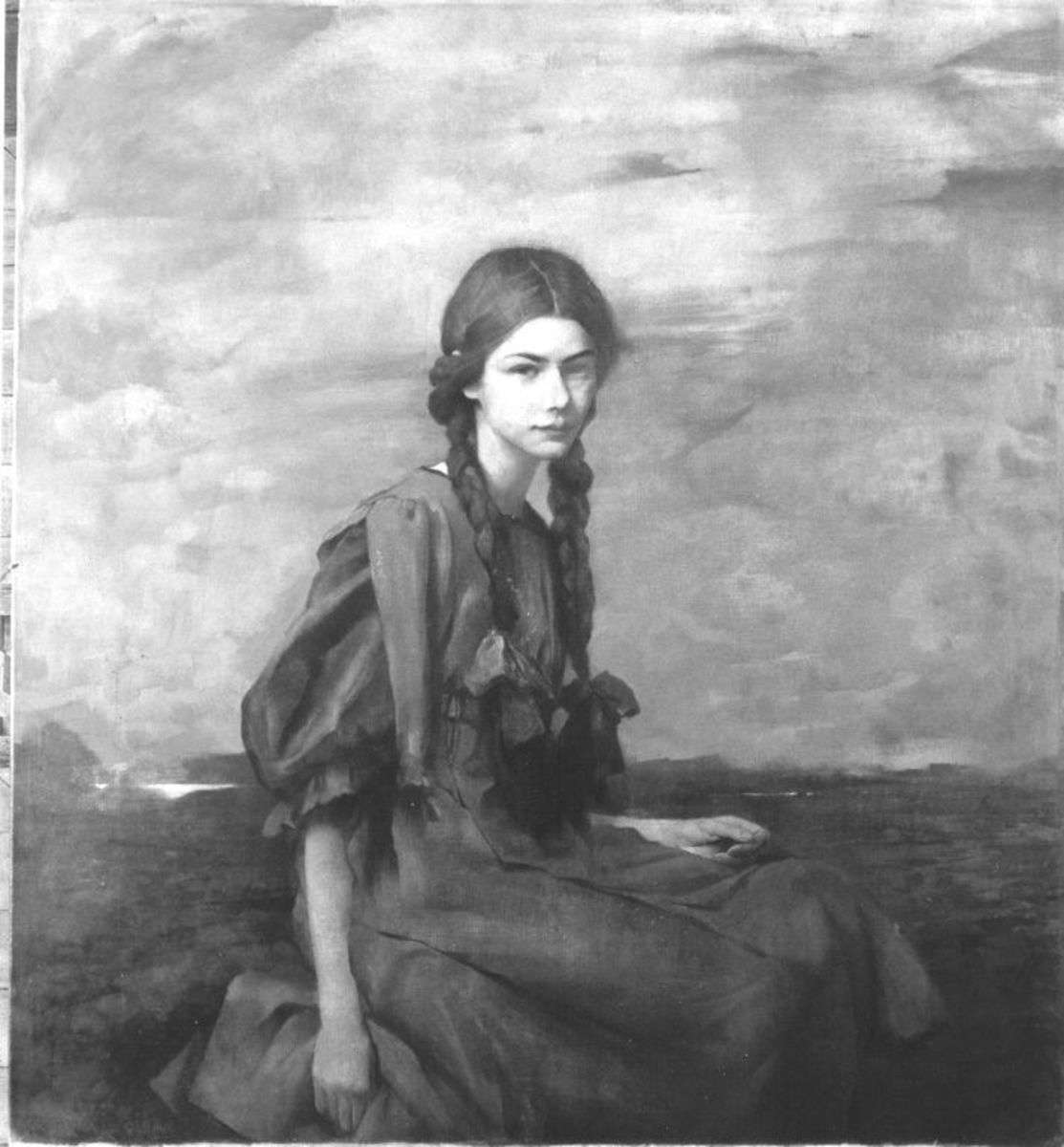 Jugendbildnis der Tänzerin Clothilde Sacharoff