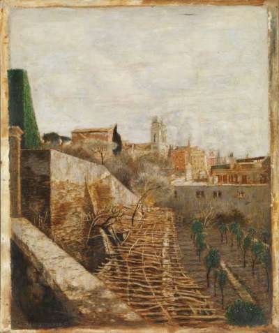 Rom (Trinità dei Monti vom Pincio aus)